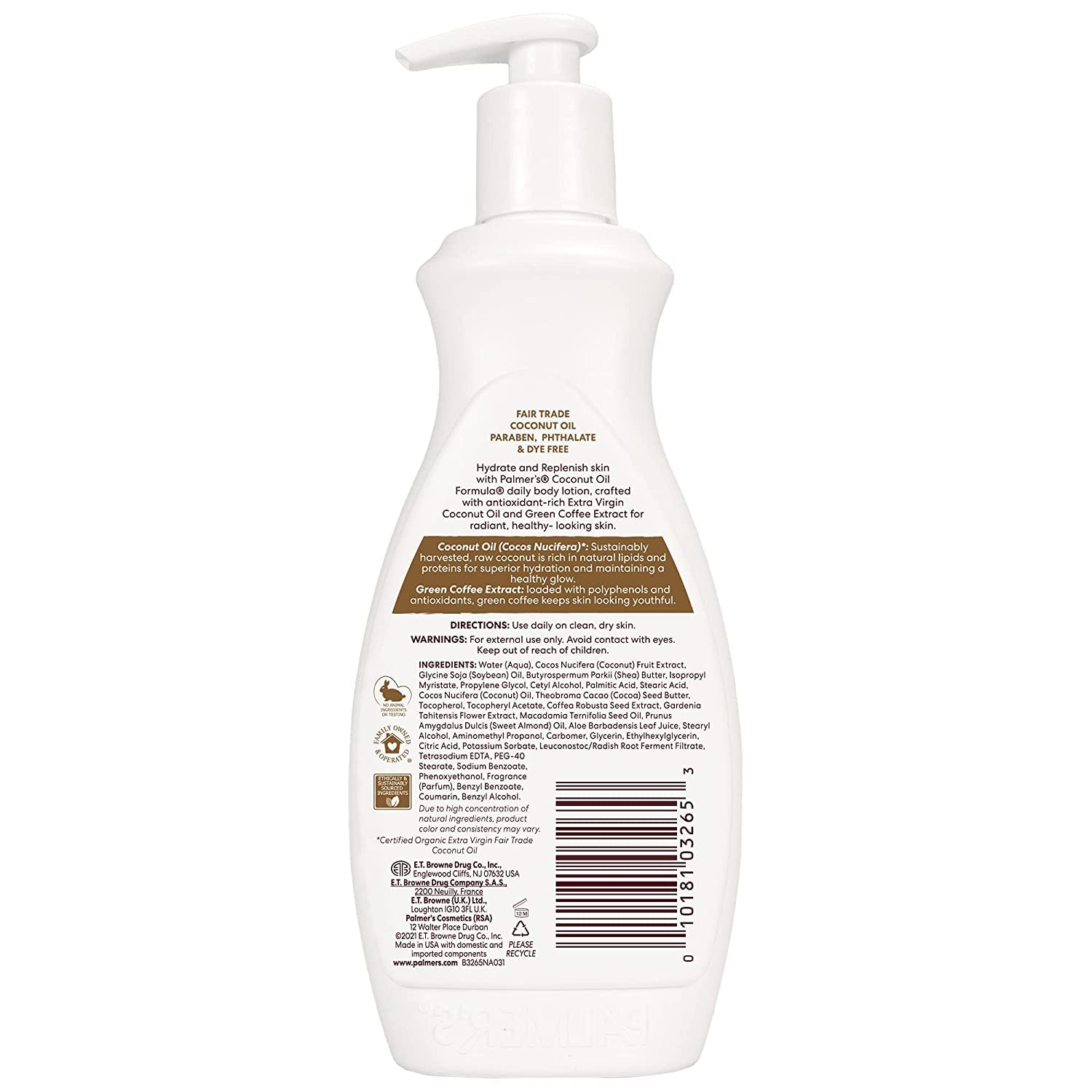Palmer's Coconut Oil Daily Body Lotion 400ml (Pack of 2) 1