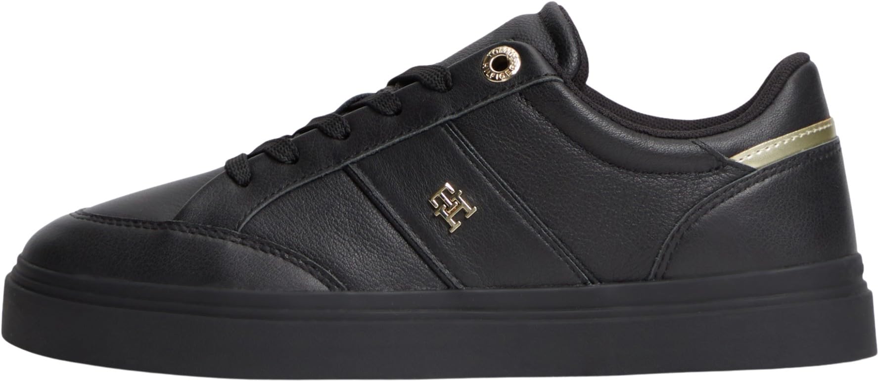 Tommy Hilfiger Women Th Feminine Cupsole FW0FW09600 Low Top, Black (Black), 5