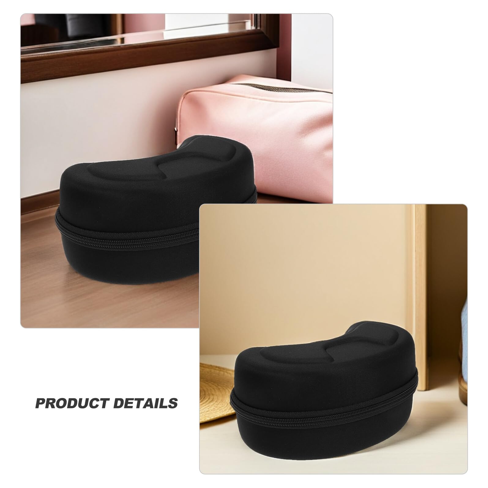 Veemoon 2pièces Boîte De Rangement Pour Lunettes De Ski Et Étui De Eva Avec Support Pour Masques De Ski Et Lunettes De Soleil