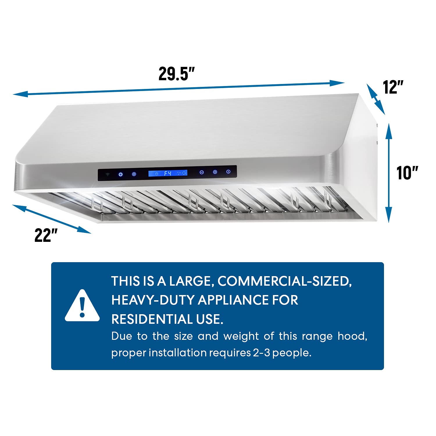 Cosmo CosQs75 30 In Under Range Hood at Roberta Valentine blog