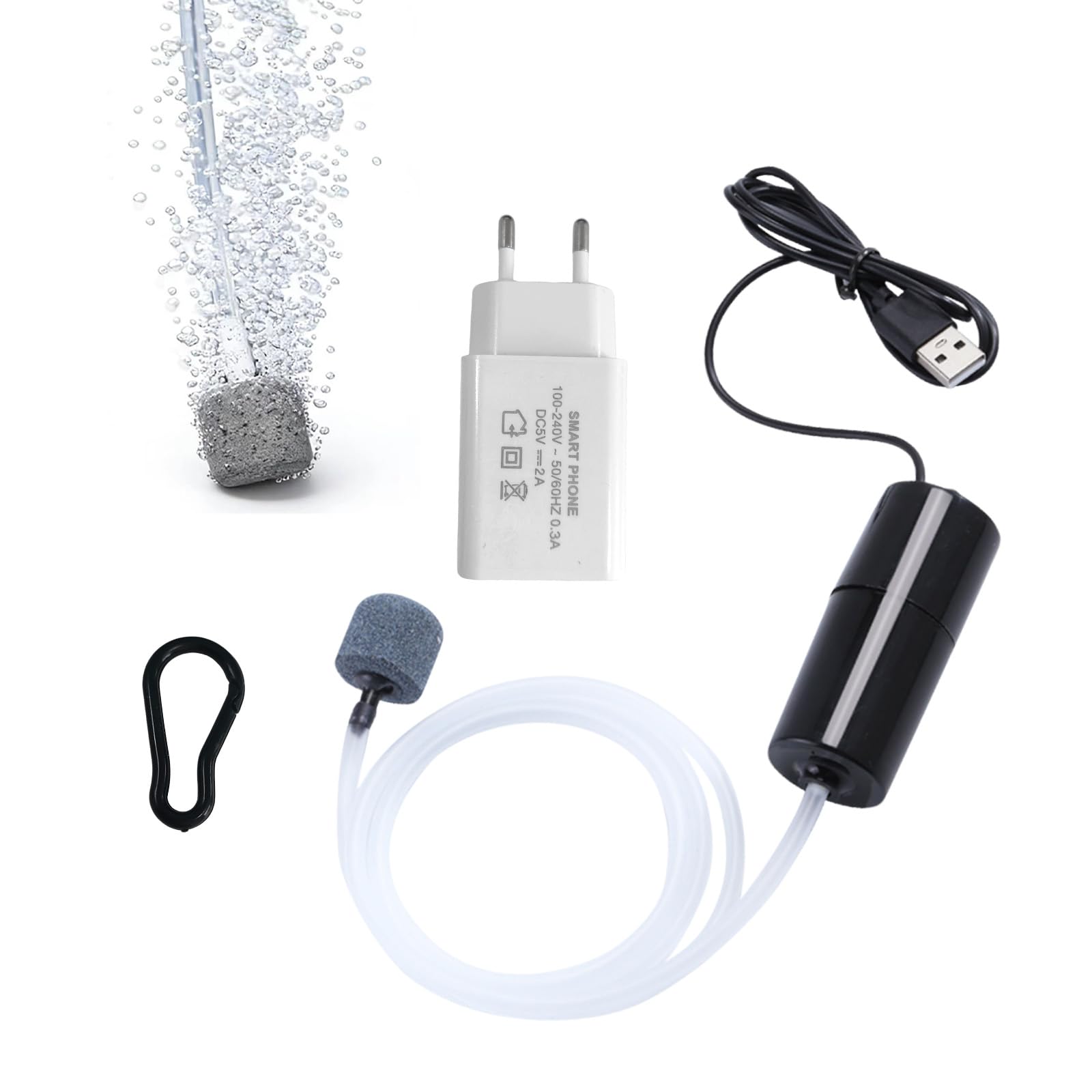 pompe à air usb aquarium portable