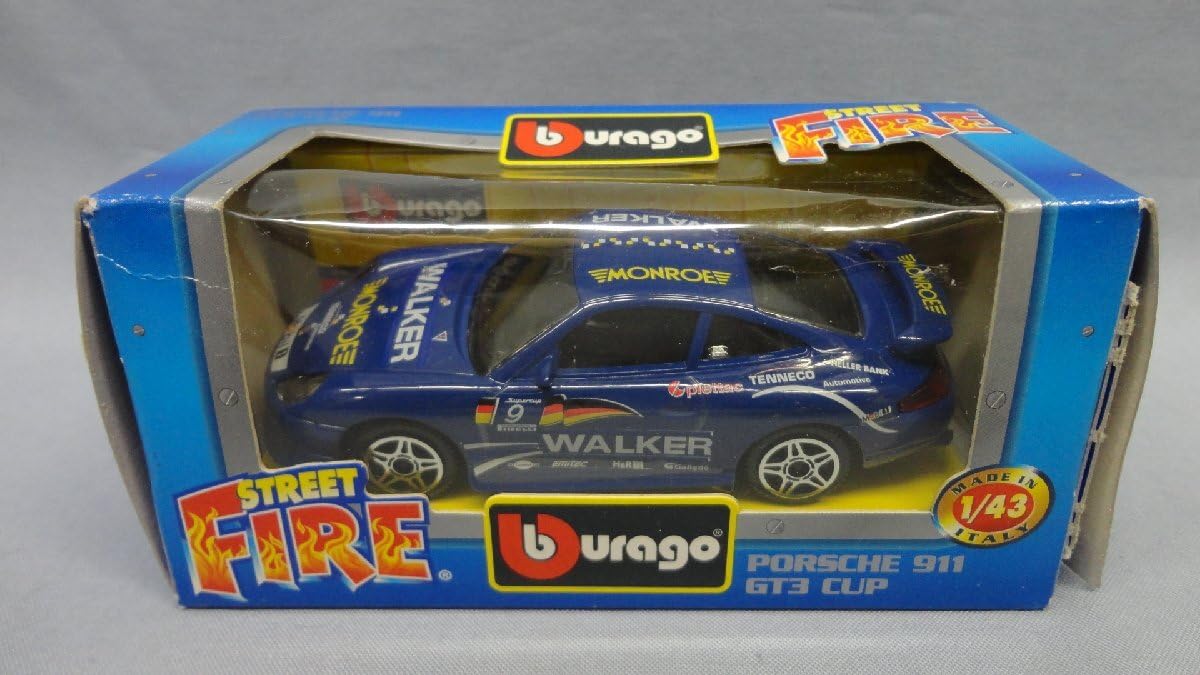 Amazon | burago 1/43 STREET FIRE ミニカー911 GT3 CUP ブラーゴ