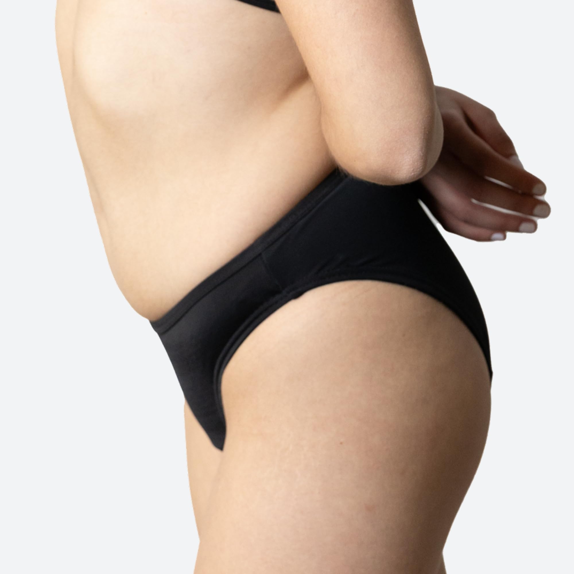 Ecowoman | Bikini Menstrual para niñas | Flujo Moderado | Braga de Bikini Menstrual para baño a Prueba de Fuga | Bañador Menstrual para niña