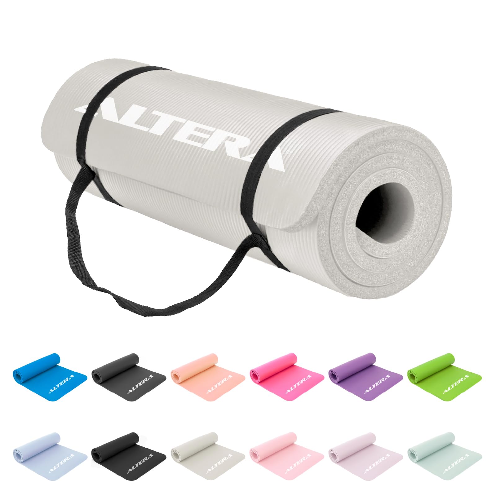 Altera Tapete para Ejercicio Yoga Pilates Rehabilitacion Gym Espesor 10 mm