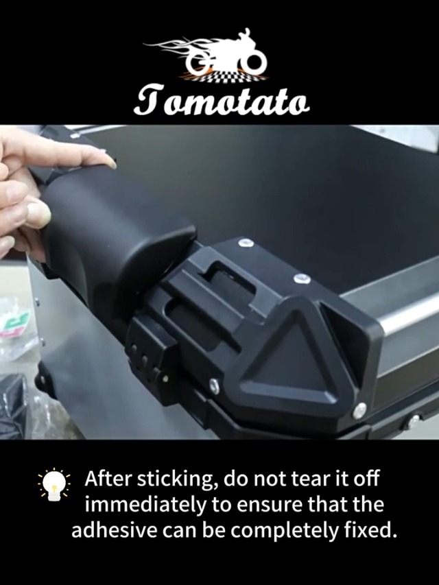 Cuscino Schienale Per Moto - In Pelle Sintetica E Spugna, Adesivo, Per Passeggero, Taglia S O L