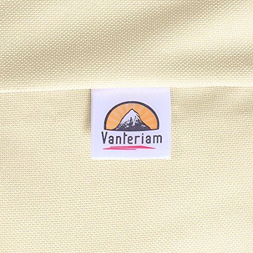 Vanteriam Outdoor Round Stand Up Patio Heater Cover, Heavy Duty Waterproof Covers with Zipper