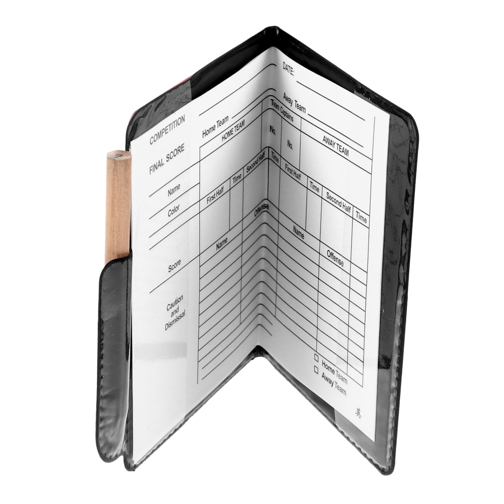 Toddmomy 4 Sets Referee Cards Soccer Referee Flag Kit Durable PVC Leather Wallet Lightweight for Matches Perfect for