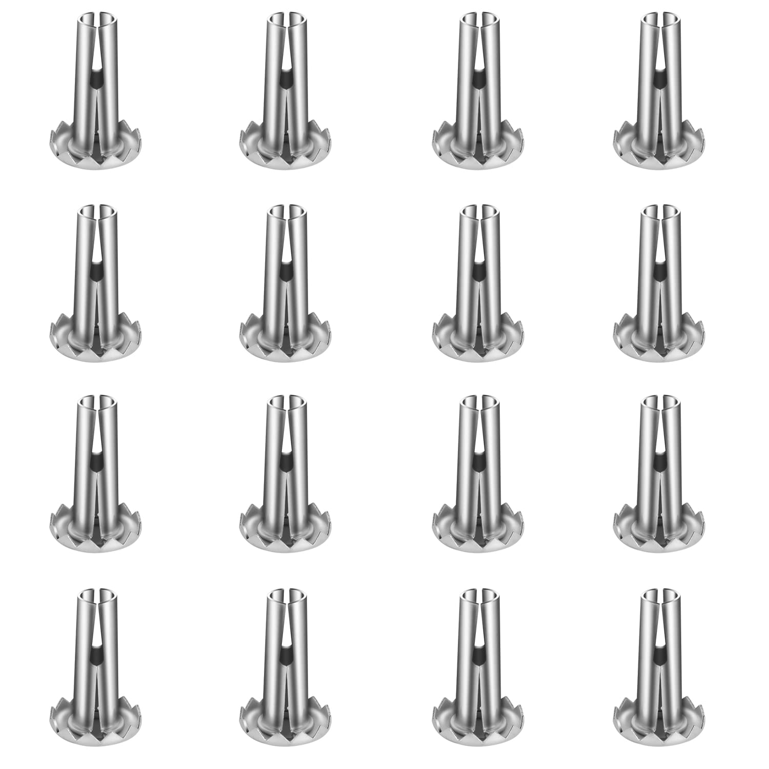 uvce 16pcs Caster Socket Sleeve Round Inserts Caps, Mounting Stem