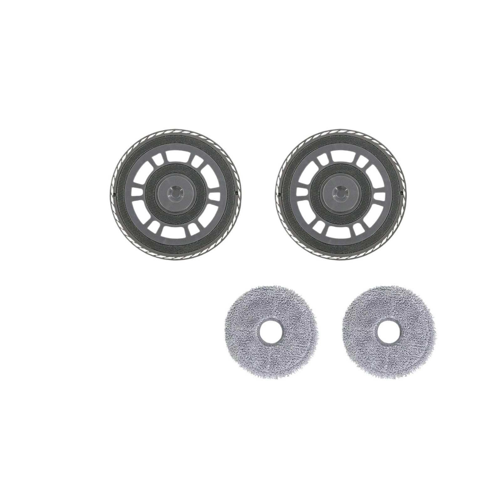 JIYUTQQ parts 2PCS Mop holders with mop, Compatible for DREAME D30 Ultra CE, Sweeping robot accessories