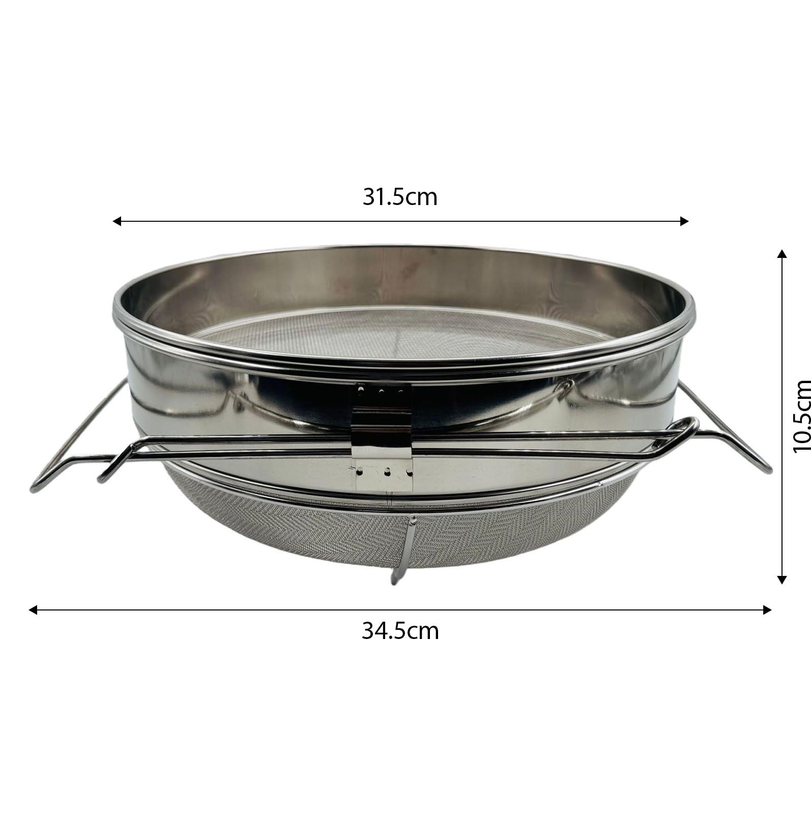 Filtro de líquido de acero inoxidable de doble tamiz premium para una eliminación eficaz de impurezas y sedimentos, versátil extractor de doble tamiz de acero inoxidable para múltiples