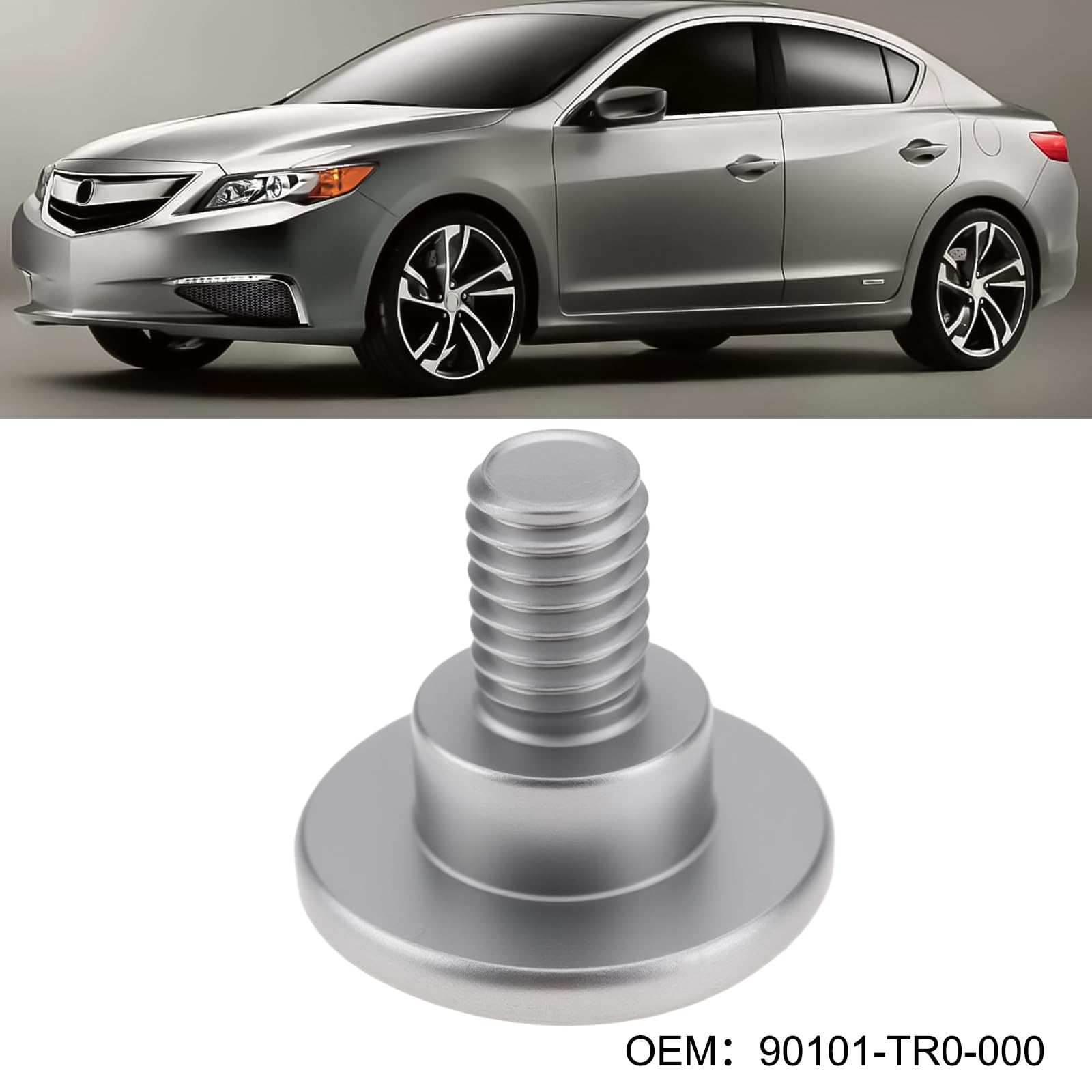 5 szt. śruby pokrywy silnika 90101-TR0-000 kompatybilne z Acura ILX 2013-2015 kompatybilne z Honda Civic 2012-2015