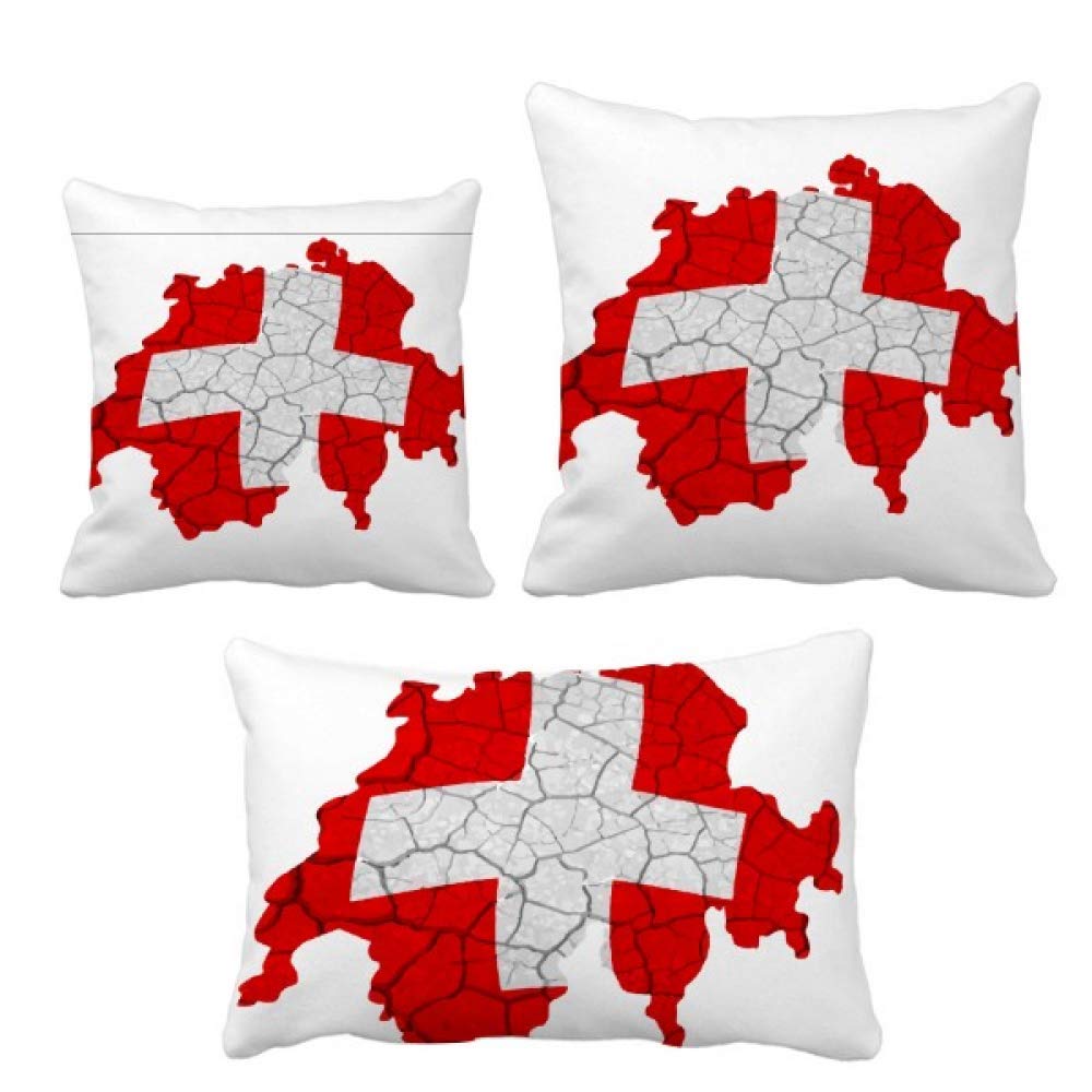 Housse de coussin design drapeau abstrait aux finitions soignées
