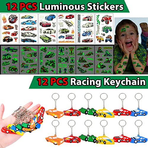 72 Pezzi Auto da Corsa Gadget Compleanno Bambini