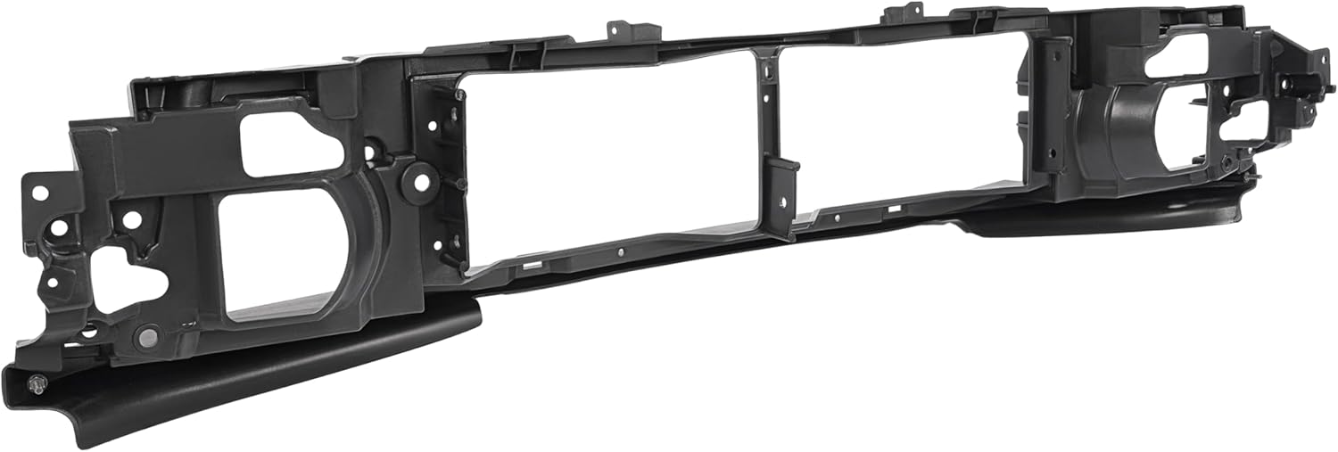 HECASA Header Panel Compatible with 1997-2001 Ford Explorer Grille Headlamp Mounting Nose Header Panel Plastic(PP) Replacement for F87Z8190CA FO1220217