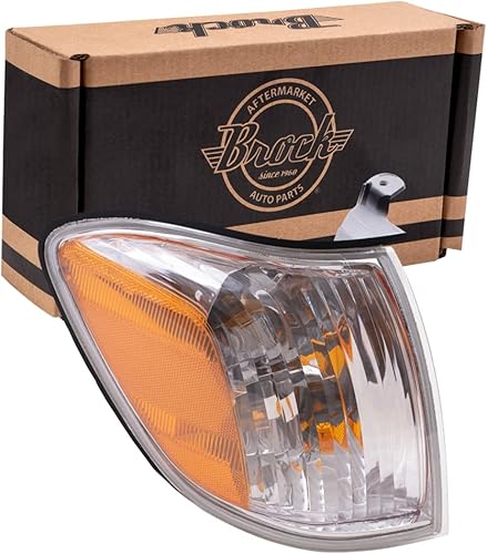 AutoandArt Brock - Conjunto de luz de señal de repuesto para el lado del pasajero, compatible con Sequoia 2005-2007 y Tundra Double Cab 2005-2006