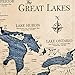 Sea & Soul Great Lakes Nautical Decor Wall Art, 13