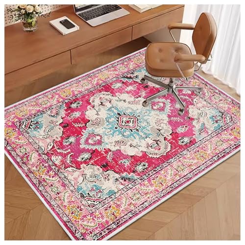 Soofteilliv 3×4ft/36×48in Chair Mat for Hardwood Floor, Office Desk Anti-Slip