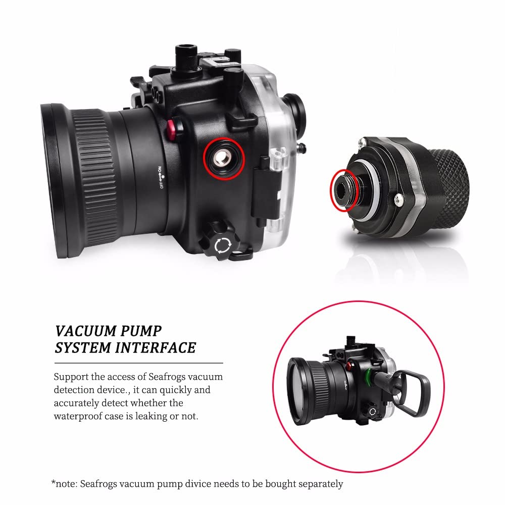 Caisson étanche Seafrogs 130fit Pour Sony A7SIII + WA005F - Résistance 40m - Neuf