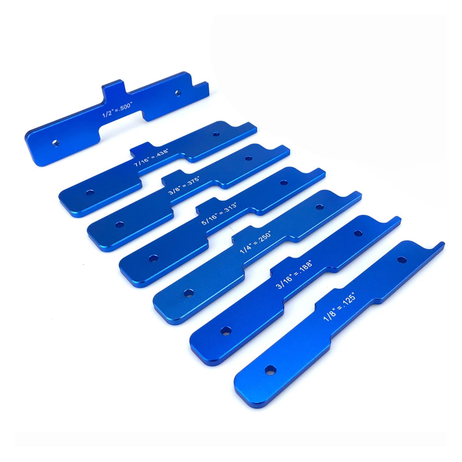 Router Table Setup Block Set 7Pcs Setups Block Height Gauge Set for Router Table Cutter Accessories Woodworking Precisions Setup
