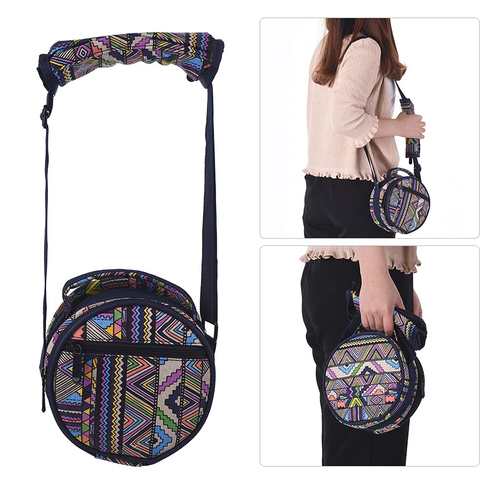 Btuty - Steel Tongue drum a 8 toni, 14 cm, strumento a percussione in do con bacchette e custodia per il trasporto