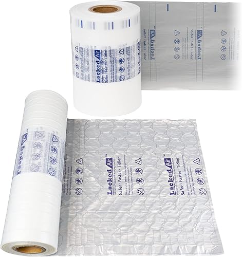 Almohadas de aire para embalaje de 980 pies película de burbujas de aire de 1476 pies utilizadas con máquina de almohada de aire embalaje de bolsas