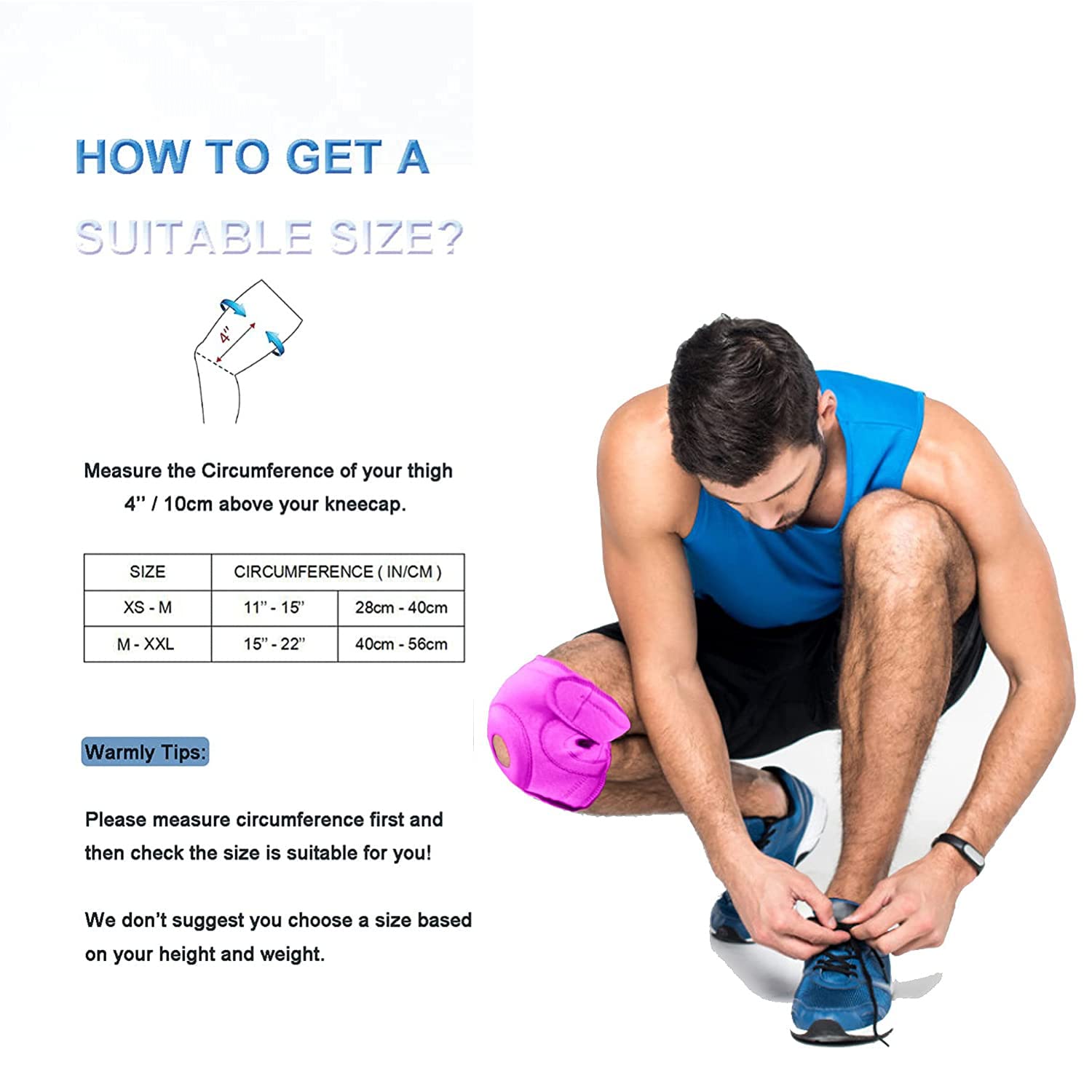 Rodillera para mujer, mangas de compresión ajustables para mujer con almohadillas para rótula y estabilizadores laterales, para daños en los ligamentos/alivio de la artritis/desgarro del menisco/cor