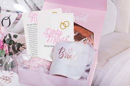 Miniatura 3 de TDC Games Juegos de despedida de soltera Dirty Minds para adultos, juegos de despedida de soltera con pistas traviesas para 25 invitados, juegos