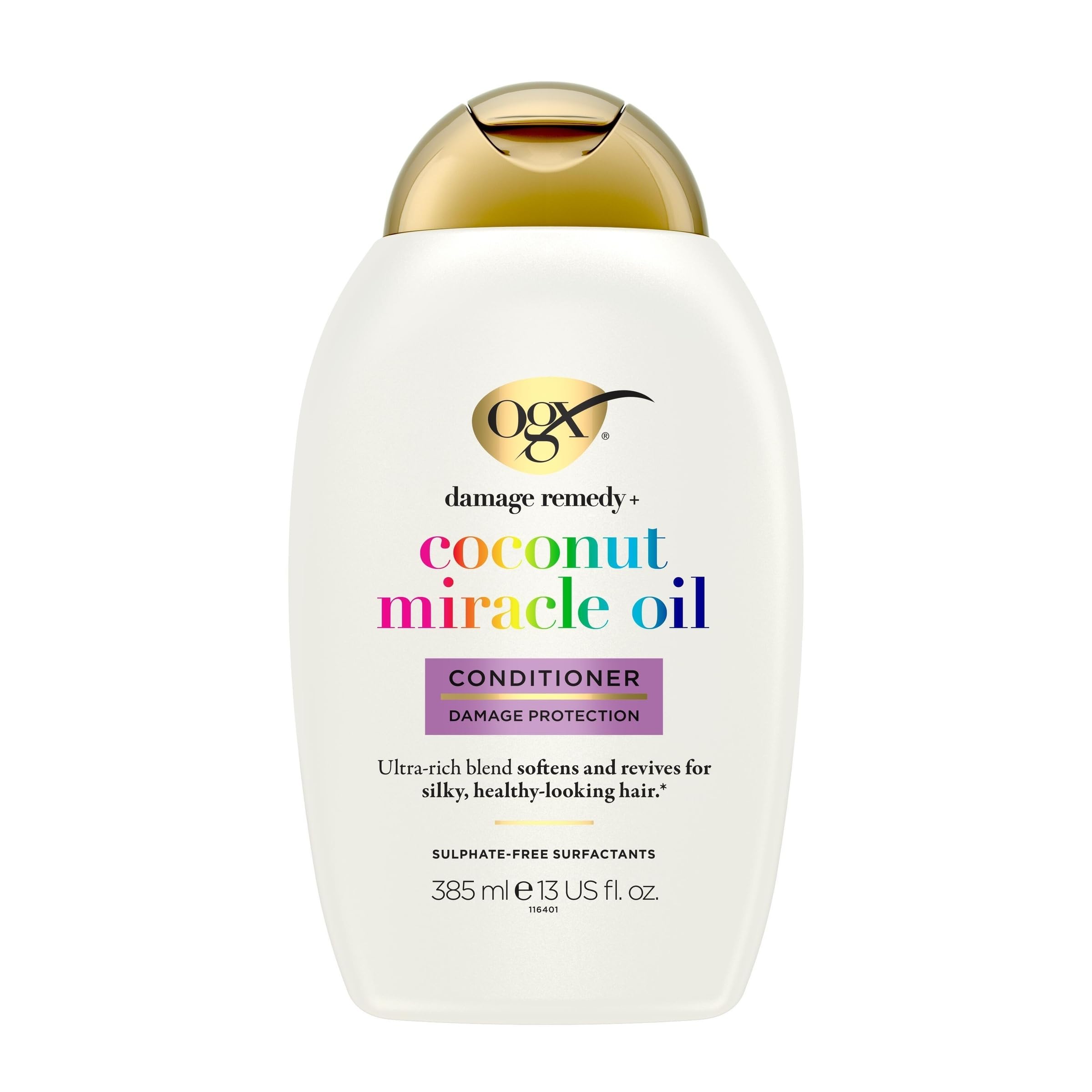 Ogx Coconut Miracle Oil Conditioner For Damaged & Dry Hair 385mL