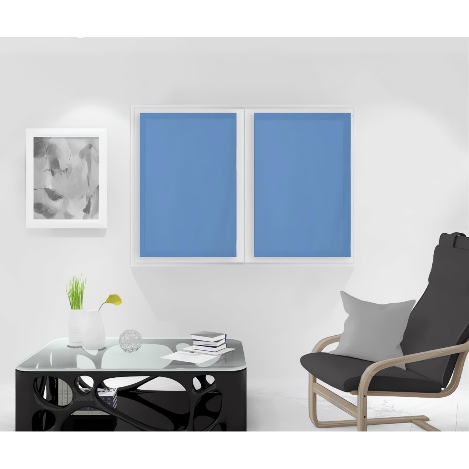 Soleil d'ocre Dolly Bise-Bise, Polyester, Blue, 70 x 90 cm