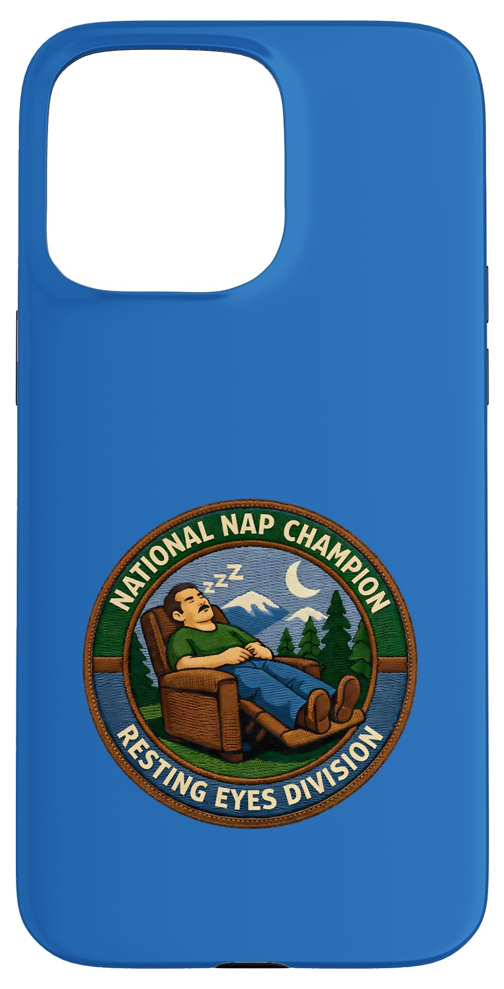 National Nap Champion Resting Eyes Funny Fathers Day Case for iPhone 15 Pro Max