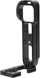 FOLOSAFENAR Placa de liberação rápida, suporte de liga de alumínio, suporte em forma de L, com parafuso de 0,6 cm, para câmera sem espelho Sony A7 A7R A7S ILCE-7 ILCE-7R ILCE-7S (preto)
