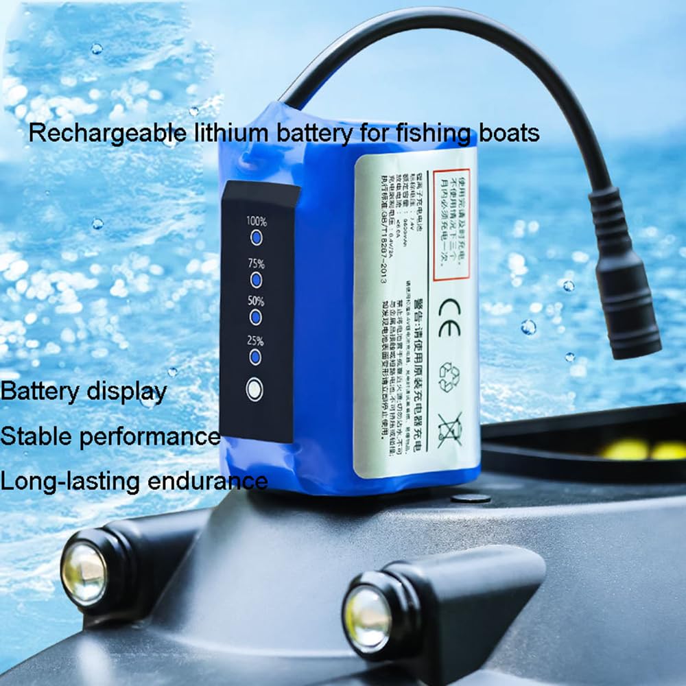 Batería de polímero de Litio para lancha motora RC de 7,4 V, 5200 mAh, 9600 mAh, 12 000 mAh, 15 000 mAh y 18 000 mAh, Recargable y Segura,7.4v,5200mAh
