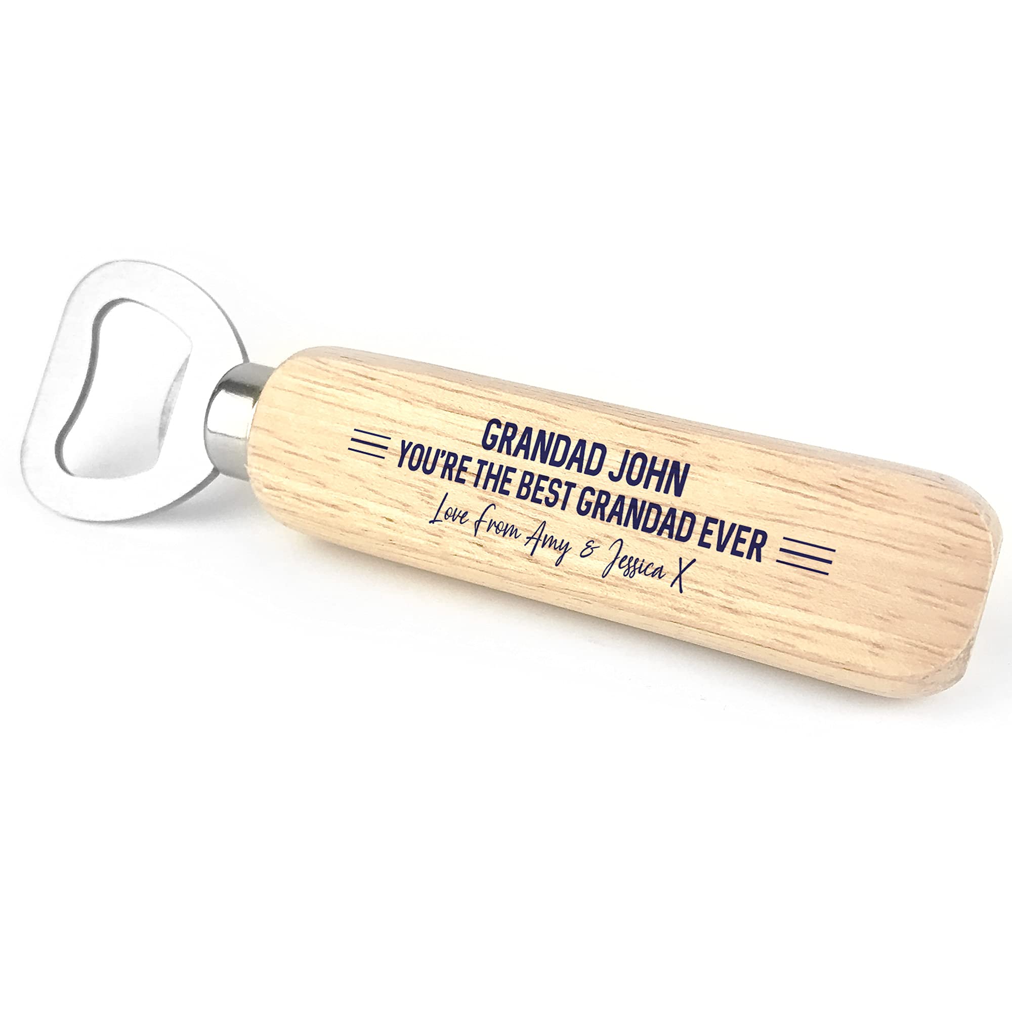 Personalised Gift for Grandad Birthday Christmas Bottle Opener Gift for Him Keepsake
