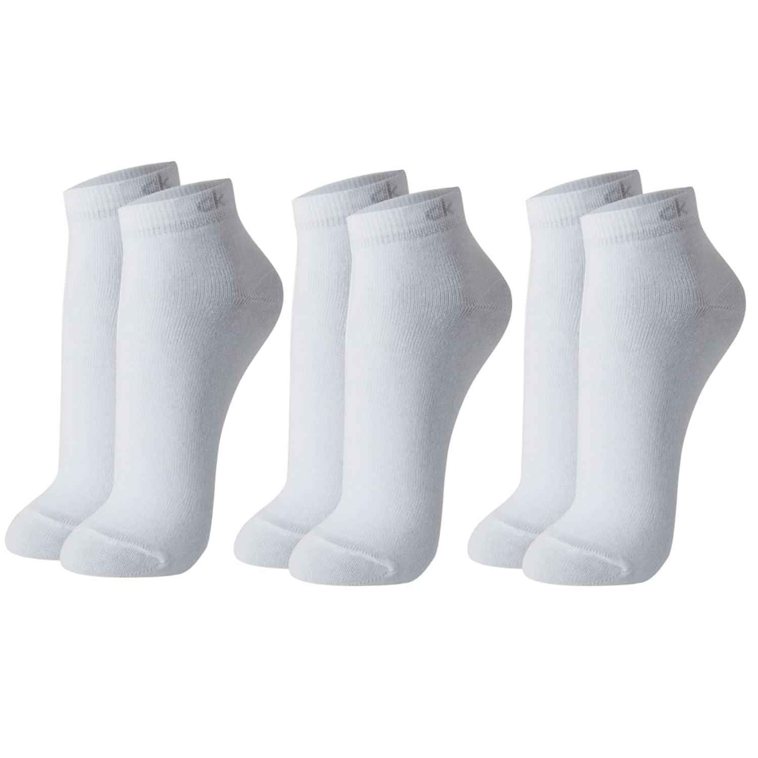 Kit 3 Pares De Meia Cano Curto Calvin Klein Unissex Adulto