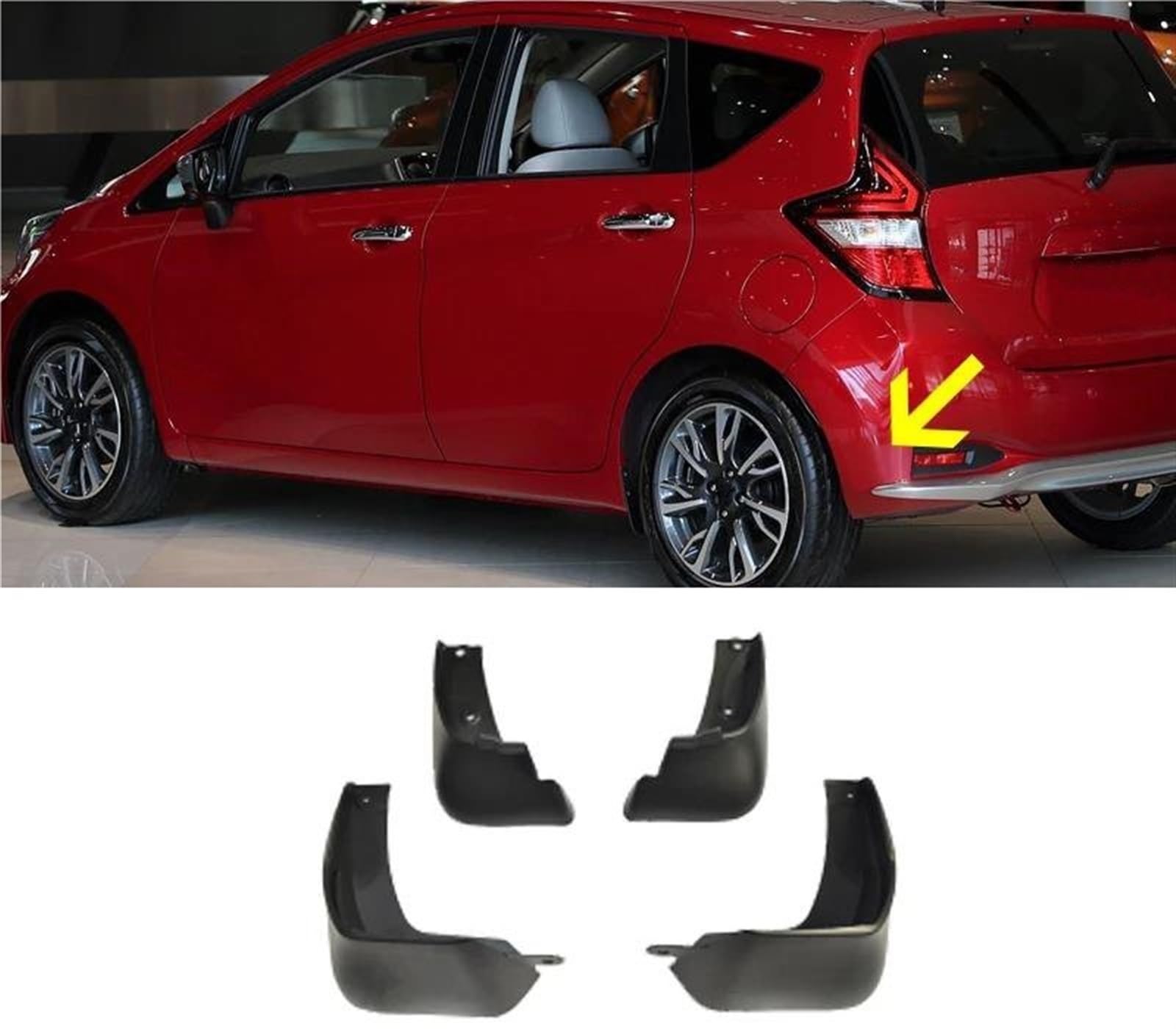 Amazon.co.jp: 泥除け ために 日産 ために ノート E12 2014-2019 4 個 