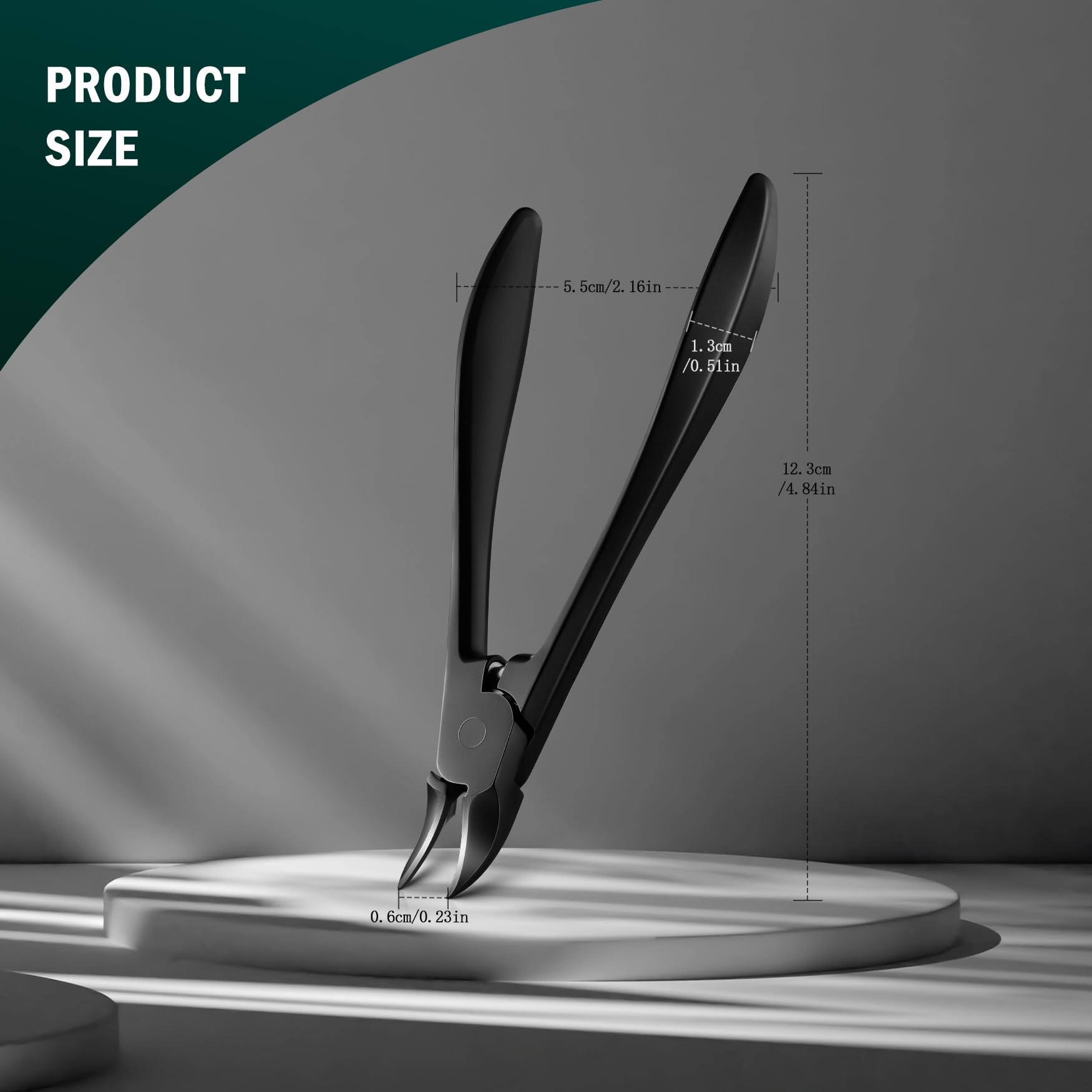 FVION Precisione Tronchesino Unghie Piedi Professionale, Tronchese Per Unghie Spesse Incarnite in Acciaio Tagliaunghie Manicure e Pedicure