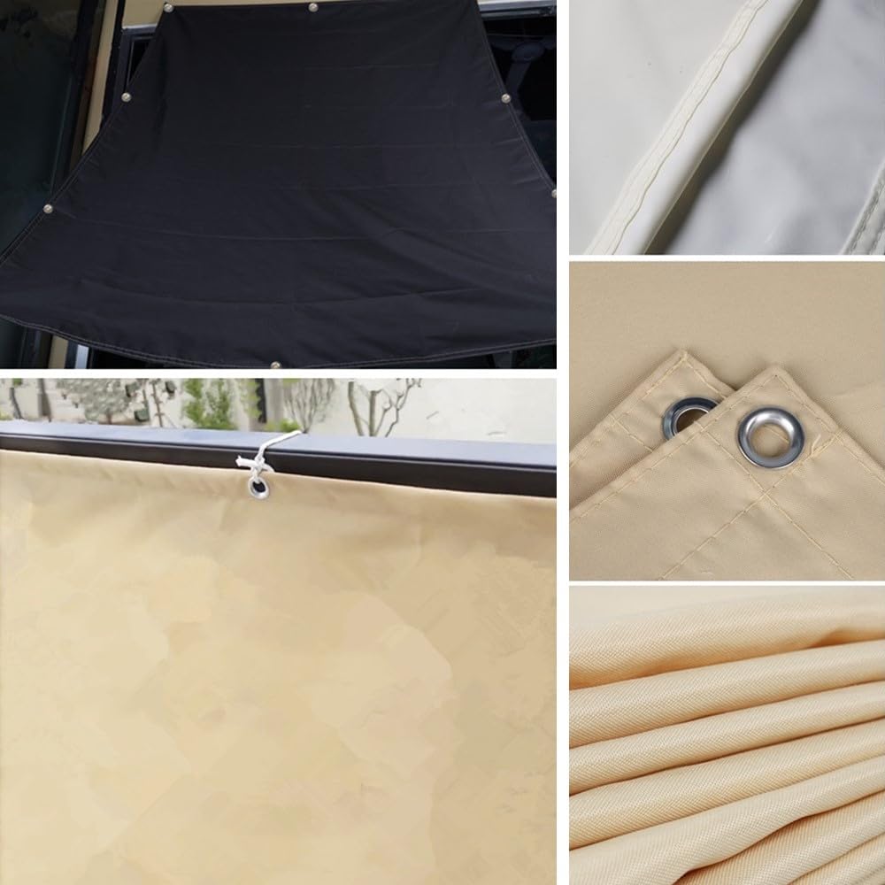 Amazon.de: Sonnensegel 3x3 Wasserdicht Sonnensegel 3x3m Rechteckig mit  sen, Sonnenschutz Balkon Sonnensegel Terrasse Ohne Bohren, Segeltuch fr  ...