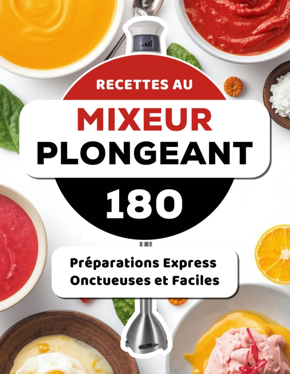 Recettes Au Mixeur Plongeant: 180 Préparations Express Onctueuses et Faciles