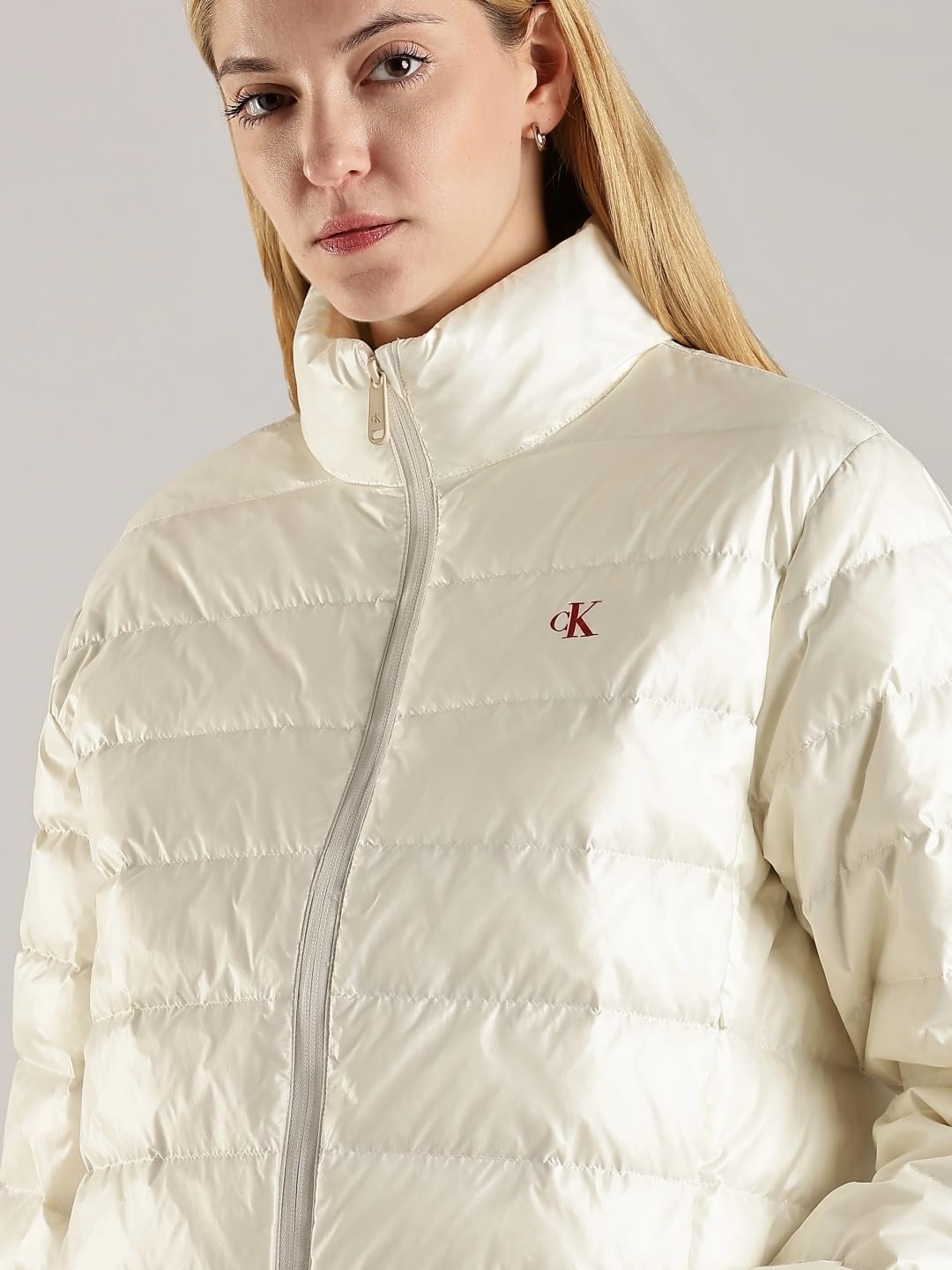Calvin Klein Cazadora acolchada Mujer Down Shine brillante