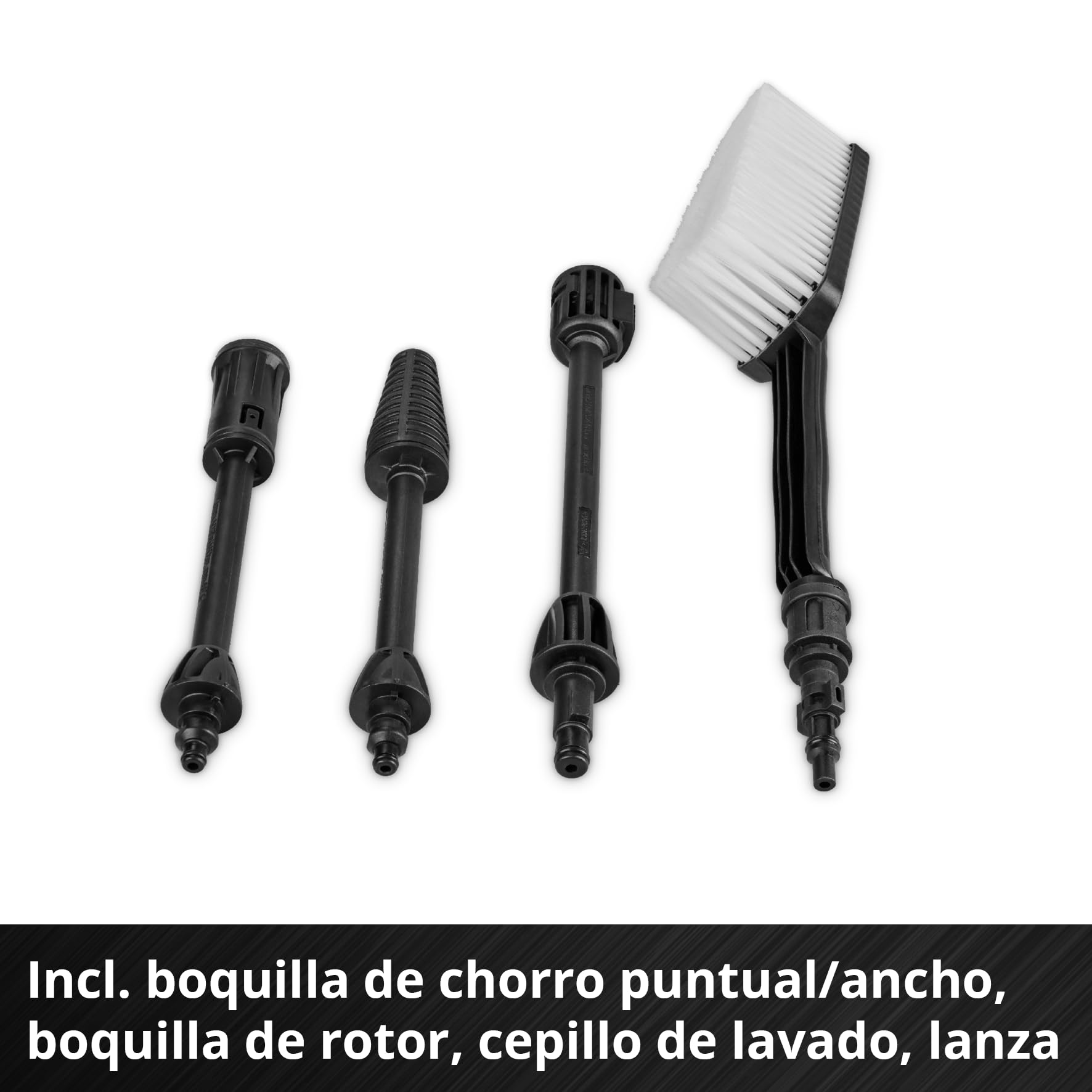 Einhell limpiador a alta presión con batería HYPRESSO 36/105 Power X-Change (36 V, 105 bar, 270 l/h, manguera de alta presión 4m, de aspiración 5m, 2 boquillas, cepillo de lavado, lanza, sin baterías)