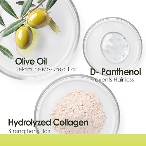 Miniatura 5 de Chihtsai Volumen Humedad Champú Oliva (17oz/16.9 fl oz)