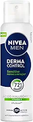 NIVEA MEN Desodorante Antitranspirante Aerossol Sensitive Protect 150ml - Proteção prolongada de 48h, peles sensíveis, com óleo de abacate e extrato de camomila, minimiza a irritação