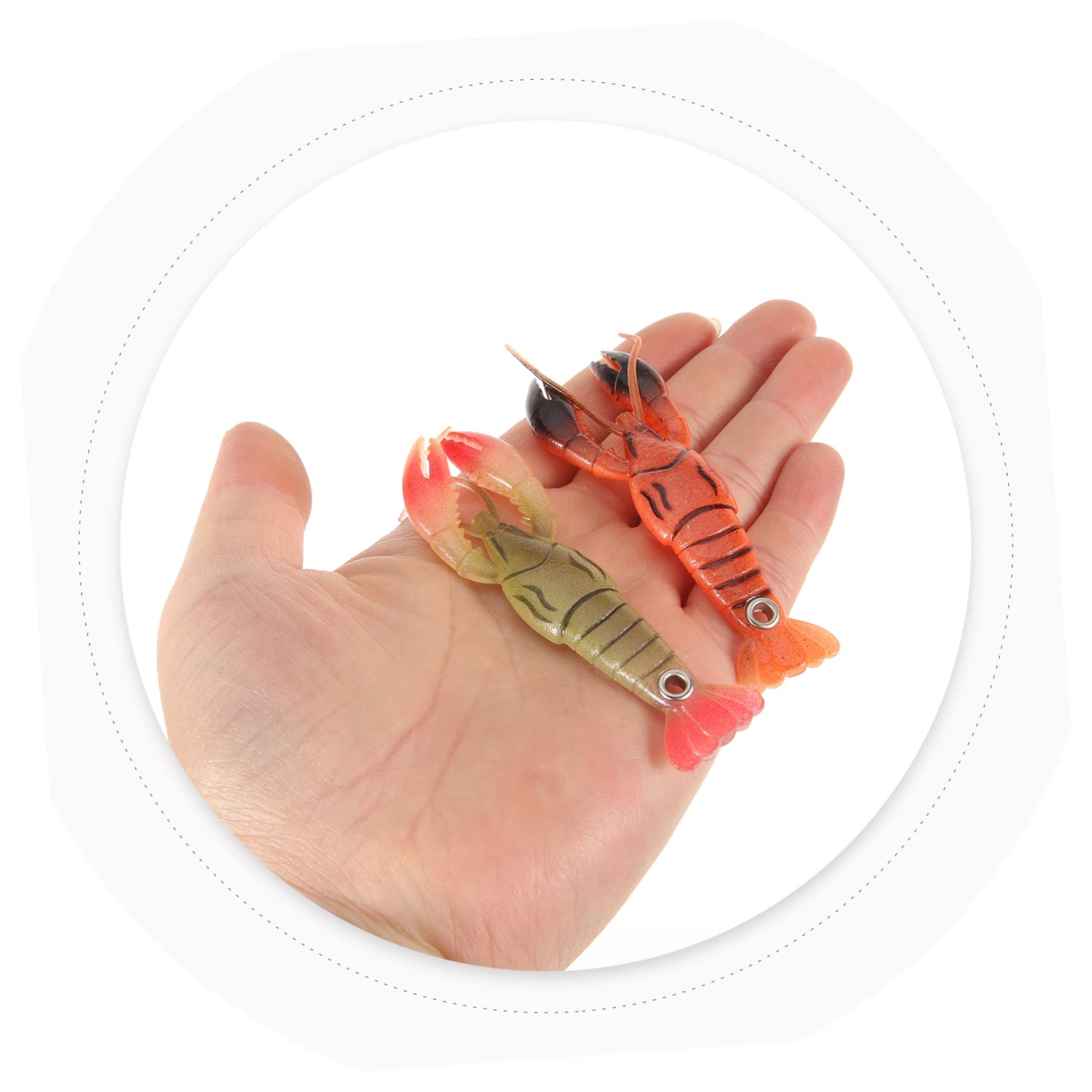 YARNOW Lot De 5 Appâts Artificiels Multi-usages Matériel De Pêche Compact Résistant À Lusure pour Lextérieur 5 Pièces X 5