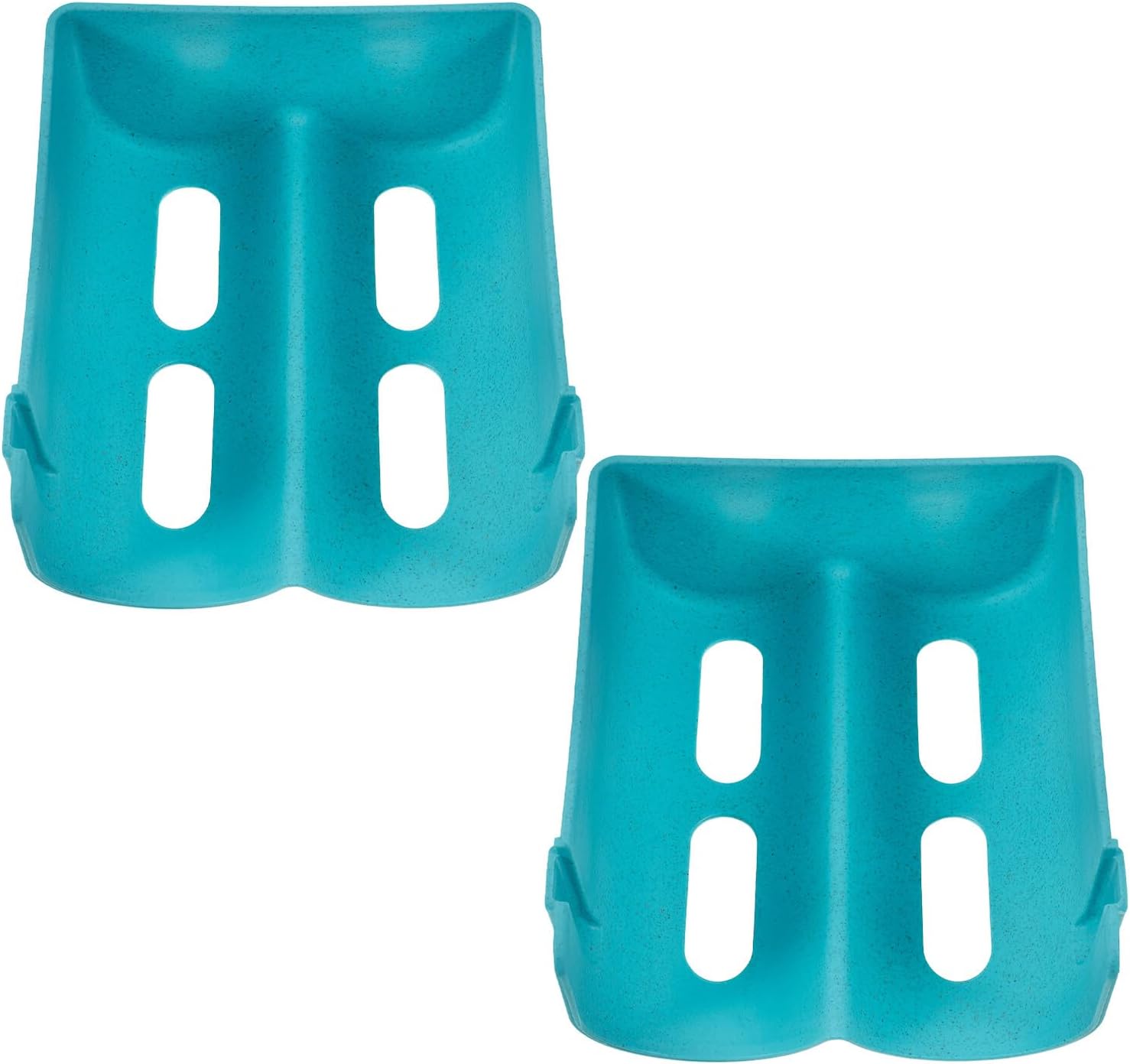 Generic Stackable Can Refrigerator Organizer Rack 2pcs Blue Fridge Storage Rack for Soda Beverage Cans Kitchen Drink Dispenser Holder