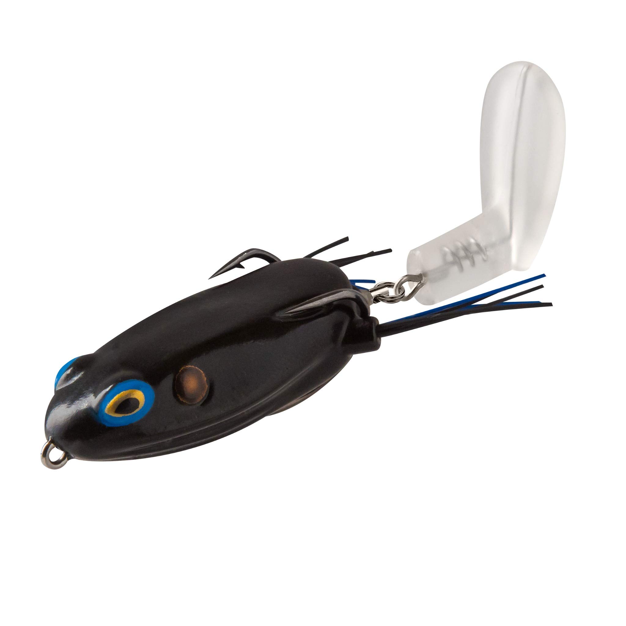 Booyah Toad Runner Jr Topwater Bass Fishing Hollow Body Frog Lure with Weedless Hooks