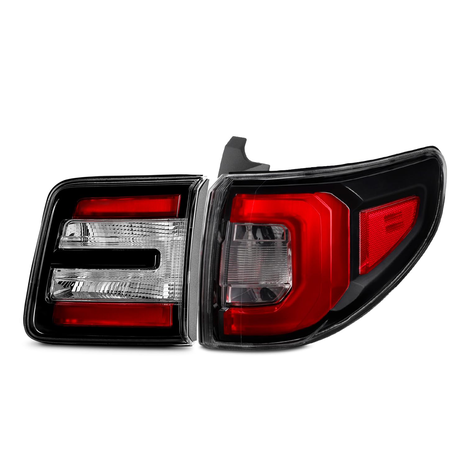 AKKON - Fits 2013-2016 GMC Acadia 2017 Acadia Limited LED Tail Light Brake Lamp Passenger Right Side Inner + Outer