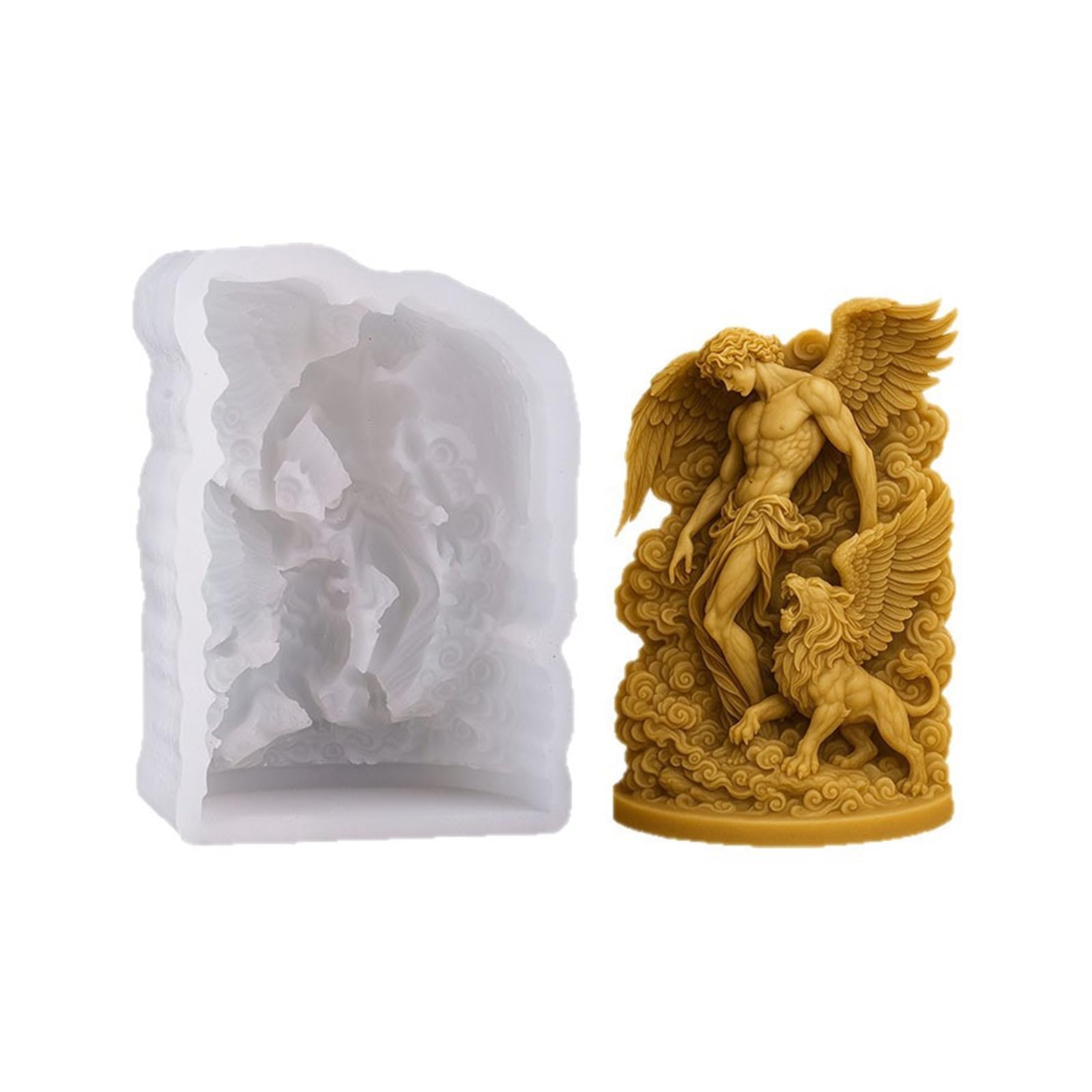 Jazuaiao Wing Silicone Molds Mythical Theme for Crafting Soap Gypsum Ornament Holiday Making