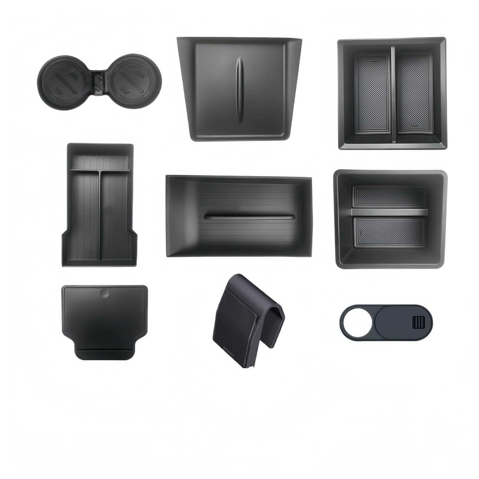 bssyung Center Console Organizer Storage Box Accessories Center Console Trays for Tesla for Model Y Juniper 2025-2026