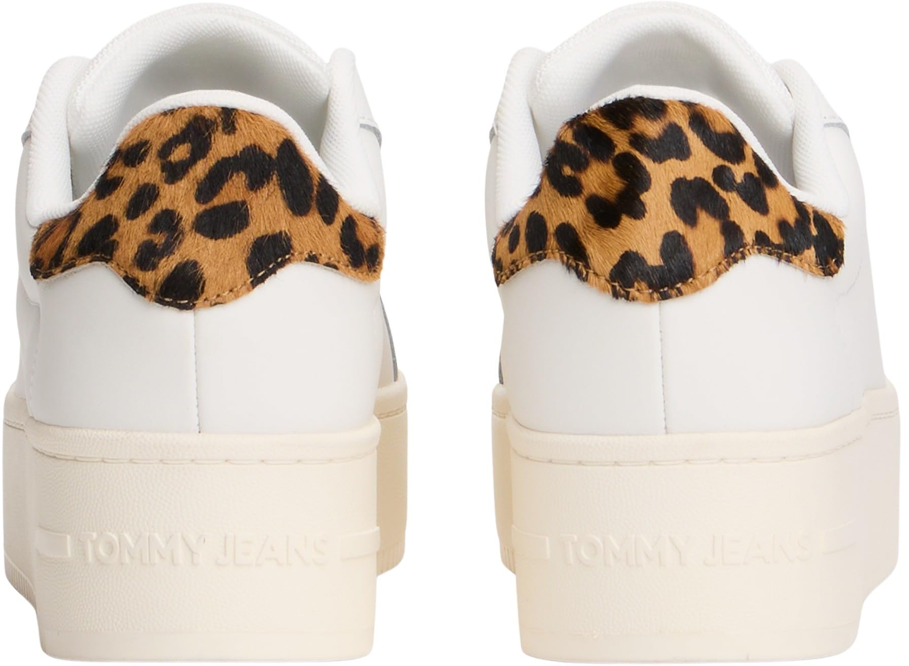 Tommy Jeans Tjw Flatform Leopard Sneaker En0en02930 Basso TopDonna