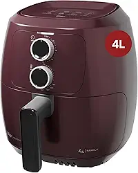 WAP Fritadeira Elétrica Air Fryer FAMILY WAFF2-V 4 Litros, Vermelho, Revestimento Antiaderente, 1500W 127V